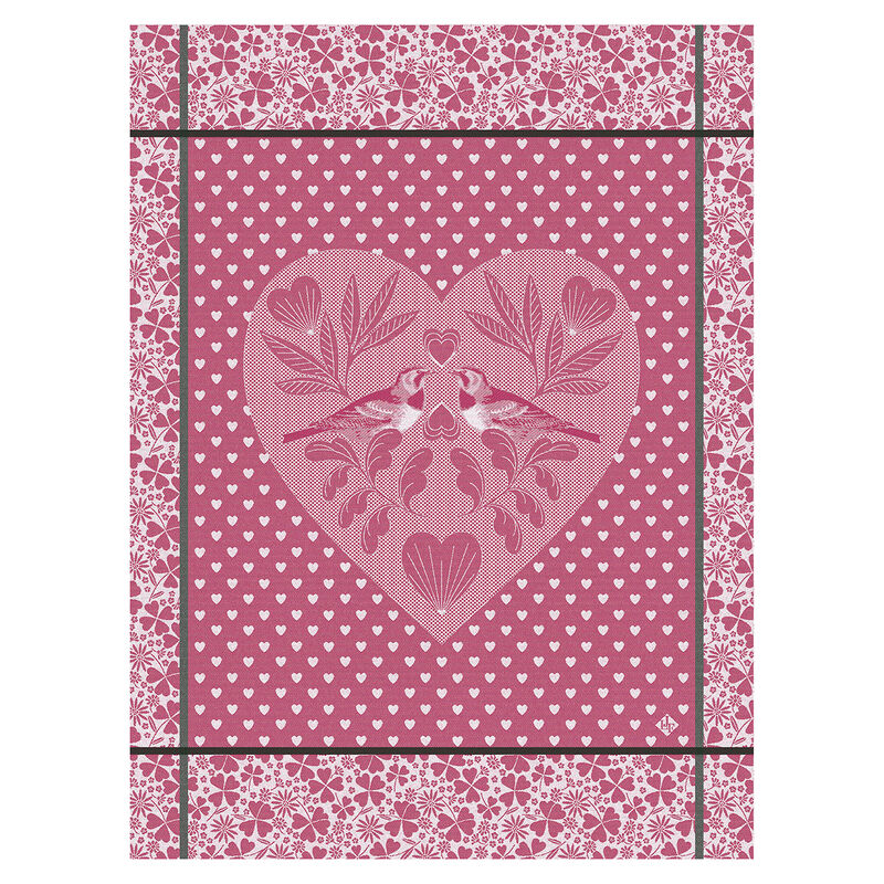 Strofinaccio Amour Pivoine 60x80 100% cotone, , hi-res image number 0