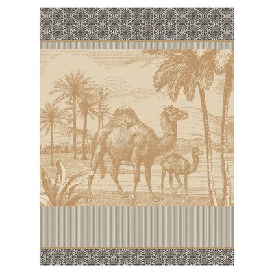 Strofinaccio Dune Dromadaire Argan 60x80 100% cotone
