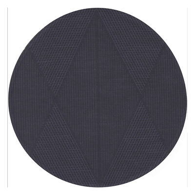 Set americano Club Losanges Prusse &Oslash;38 89% cotone / 11% lino