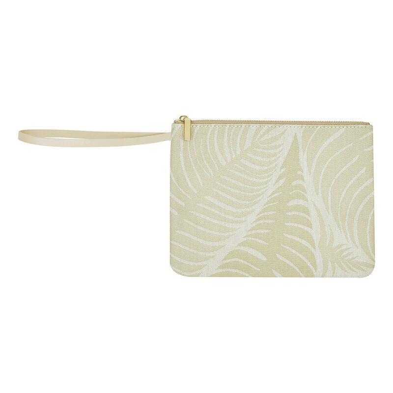 Sacchetto Palme Vert 20x15 100% cotone, rivestimento acrilico. Rivestimento&nbsp;: Pelle di vacchetta, , hi-res image number 1