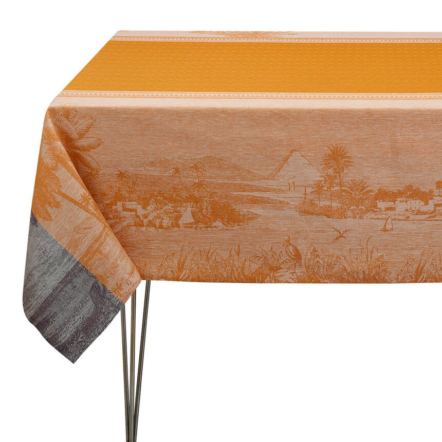 Tovaglia Croisi&egrave;re sur le Nil Desert 175x175 100% lino, , hi-res image number 1