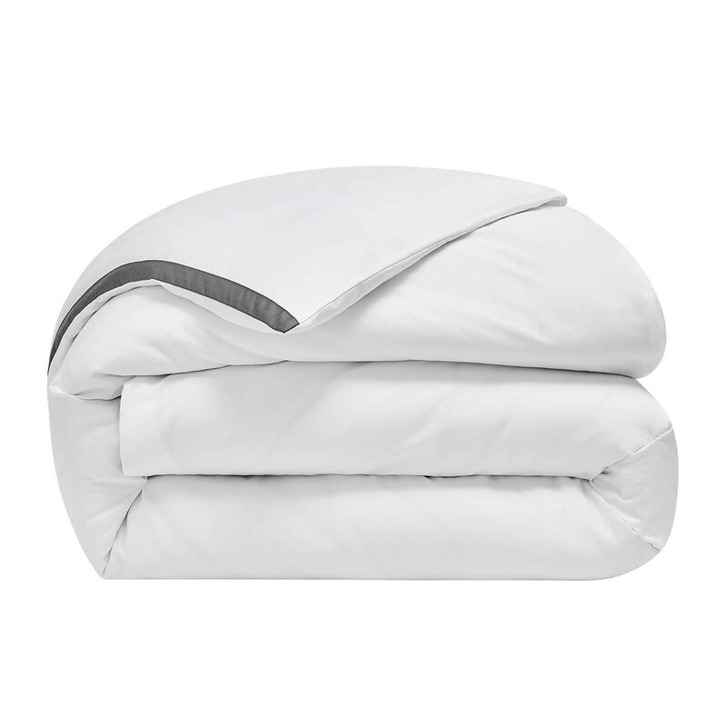 Copripiumini Apparat Fusain 135X200 100% cotone, , hi-res image number 1