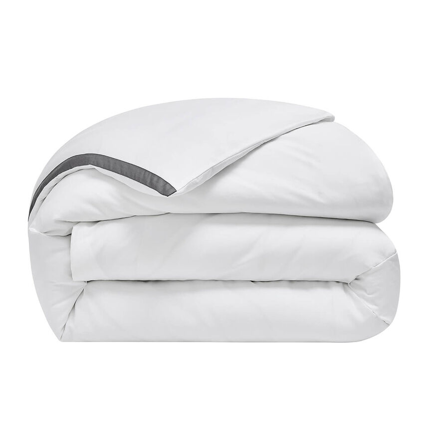 Copripiumini Apparat Fusain 135X200 100% cotone, , hi-res image number 1