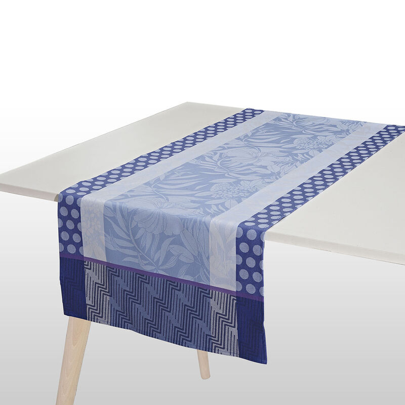 Striscia da tavola antimacchia Electrique 50x150 100% cotone, , hi-res image number 0