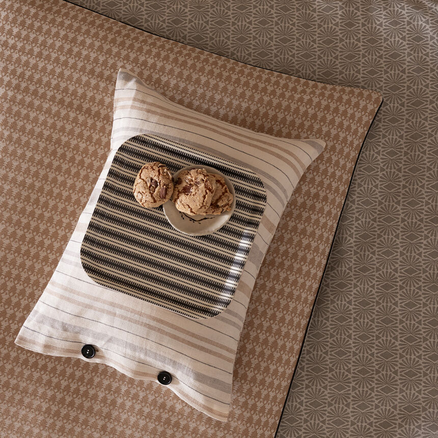 Vassoio Dune Rayures Argile 20x20 100% Legno, , hi-res image number 0