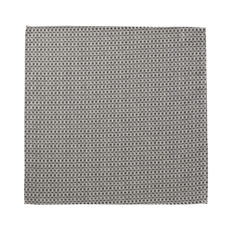 Tovagliolo Empreintes Tissage Charbon 50x50 100% cotone, , hi-res image number 1