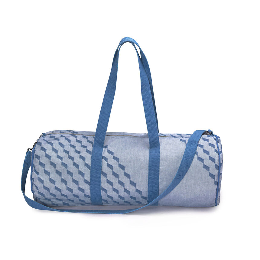 Borsa sportiva Game blu in cotone biologico, , hi-res image number 1