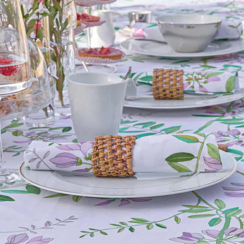 Tovagliolo Pois de senteur Floral 45x45 50% cotone - 50% lino, , hi-res