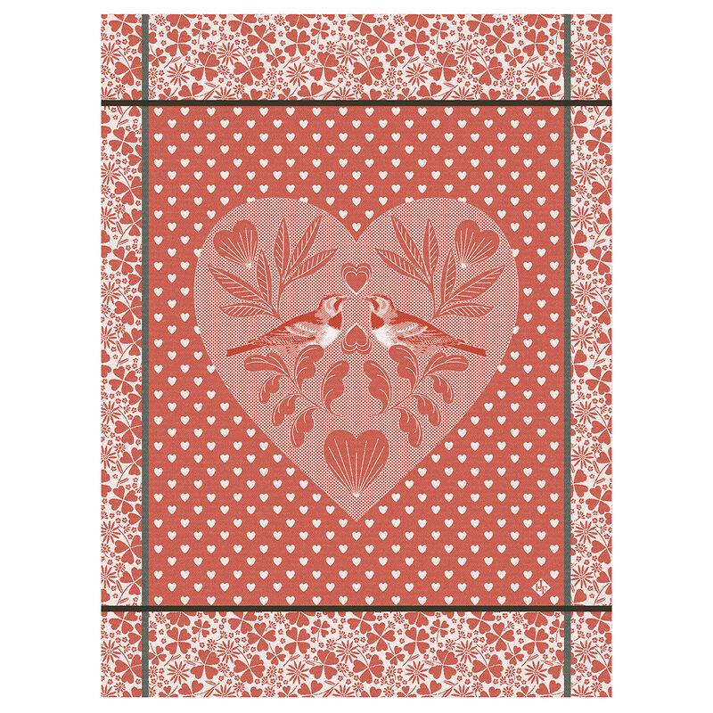 Strofinaccio Amour Coquelicot 60x80 100% cotone, , hi-res image number 1