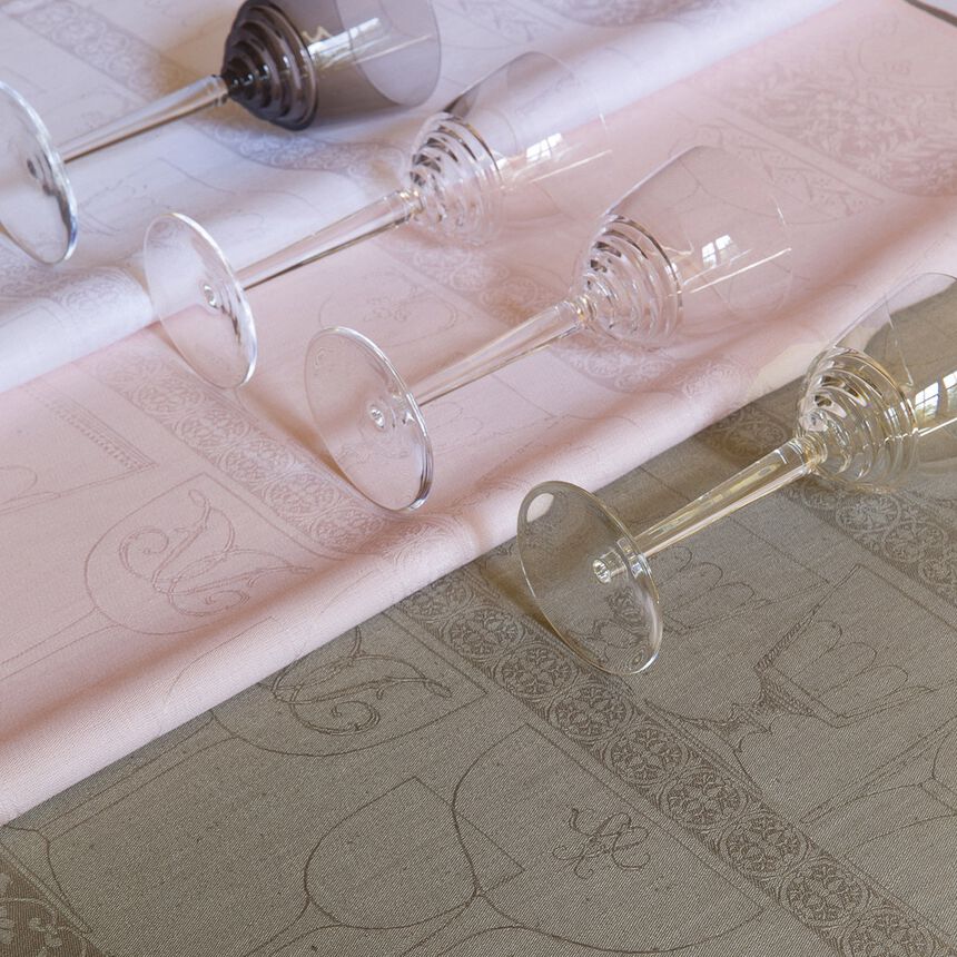 Asciugabicchieri Cristal Poivre gris 60x80 100% lino, , hi-res image number 0
