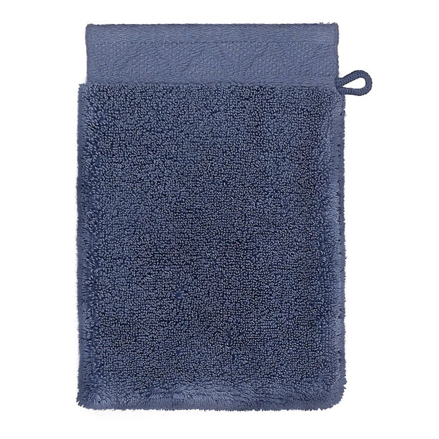 Guanto da toilette Caresse Bleu orient 15x22 100% cotone, , hi-res image number 0