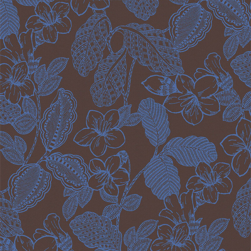 Tovagliolo Sulawesi Fleurs Terre Indigo 50x50 100% cotone, , hi-res image number 2