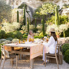 Tovaglia &Eacute;t&eacute; Indien Abricot 120x120 100% lino, , hi-res image number 5