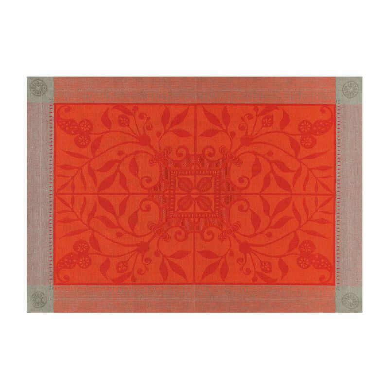 Set americano Venezia Cornaline 54x38 100% lino, , hi-res