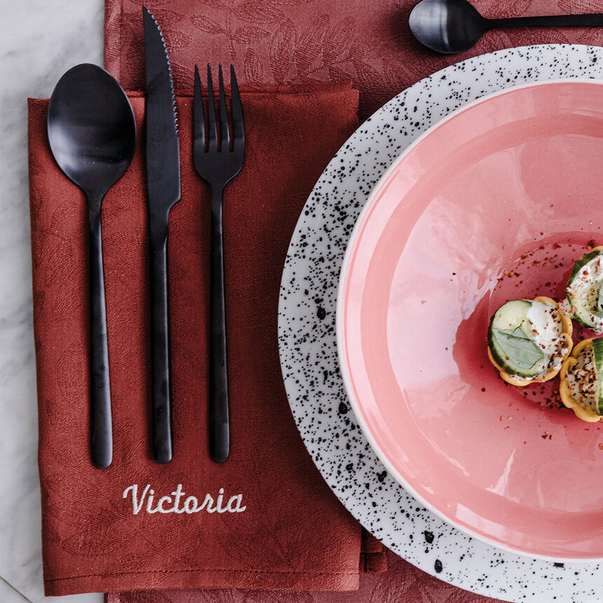 Tovagliolo Vegetal mood Goji 50x50 100% cotone, , hi-res image number 3