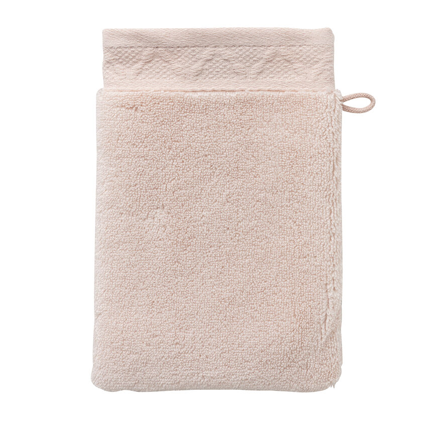 Guanto da toilette Caresse Poudr&eacute; 15x22 100% cotone, , hi-res image number 0