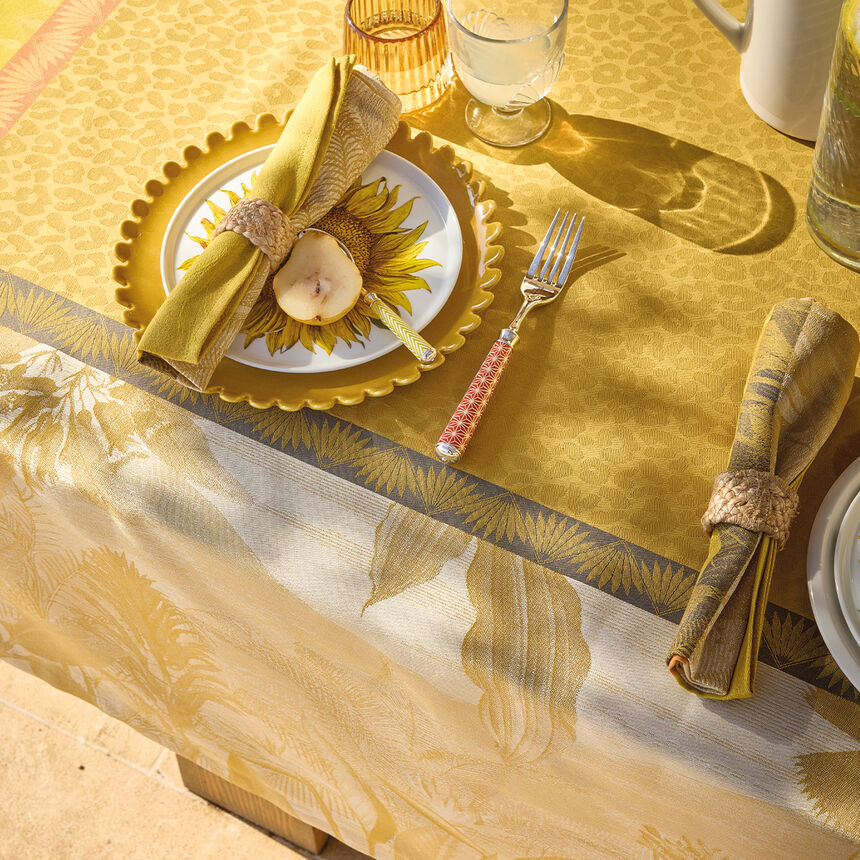 Tovagliolo Sinhar&acirc;ja Fauve 50x50 100% cotone, , hi-res image number 2