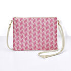 Sacchetto Picto Rose 28x21 100% cotone, rivestimento acrilico. Rivestimento : Pelle di vacchetta, , hi-res image number 1