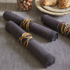 Tovagliolo Slow Life Carbone 50x30 89% cotone / 11% lino, , hi-res image number 1