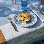 Striscia da tavola Instant Bucolique Bleuet 50x150 100% lino, , hi-res image number 1