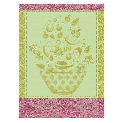 Strofinaccio Salade d'&eacute;t&eacute; Avocat 60x80 100% cotone