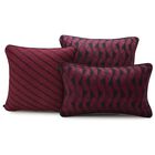 Fodera cuscino Prisme Prune 40x40 93% Cottone/ 7% Poliestere, , hi-res image number 1