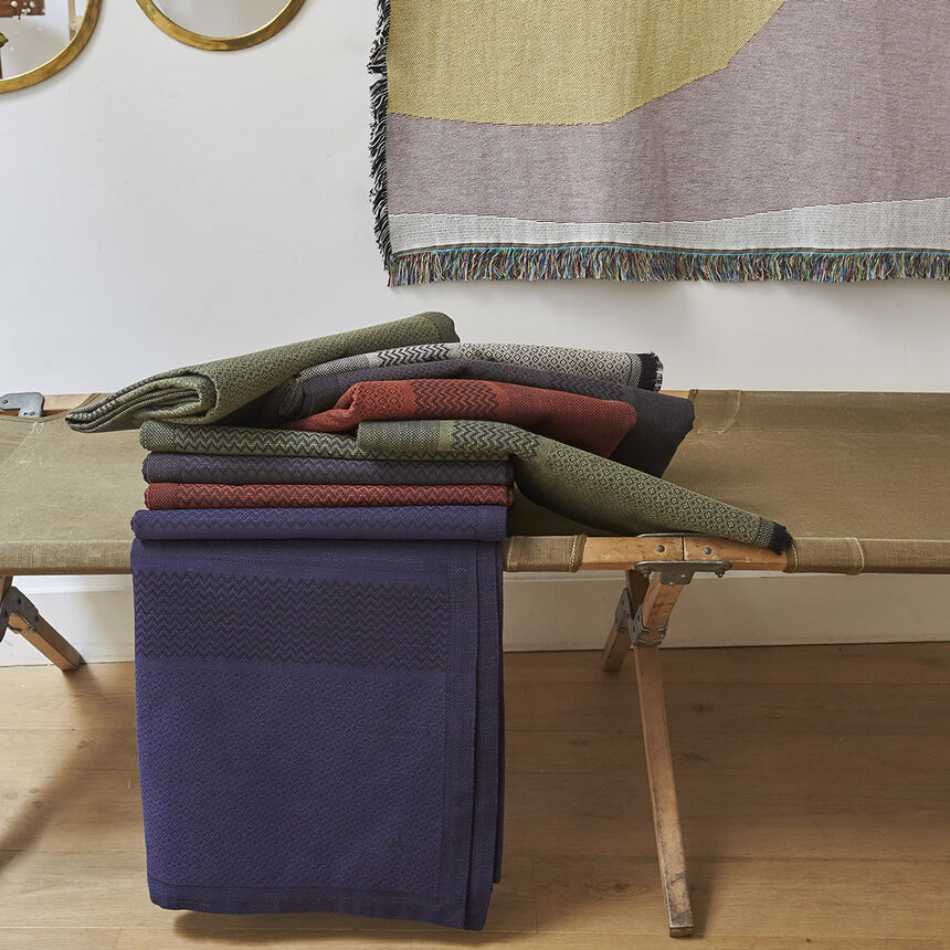 Nomade Slow Life Goji 110x180 89% cotone / 11% lino, , hi-res image number 1