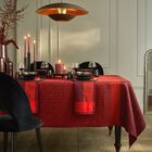 Tovaglia Ottomane Burgundy 175x175 100% lino, , hi-res image number 0