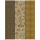 Strofinaccio Dans les bois Tryptique Bollet 60x80 100% cotone, , hi-res image number 1