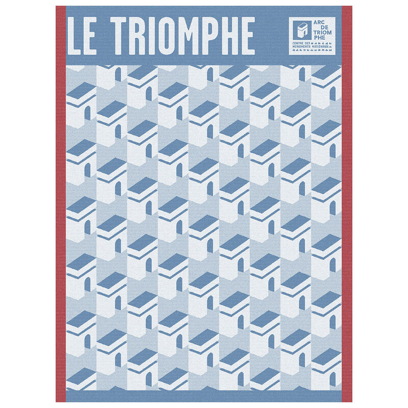 Strofinaccio Arc Triomphe Bleu 60x80 100% cotone, , hi-res