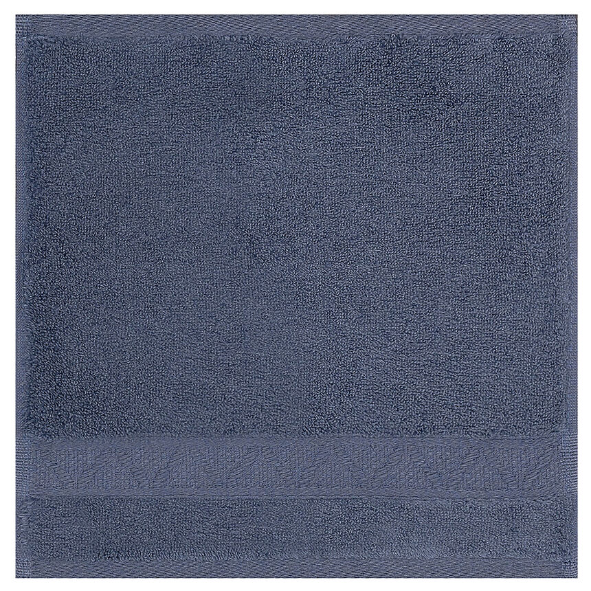 Lavetta Caresse Bleu orient 30x30 100% cotone, , hi-res image number 0