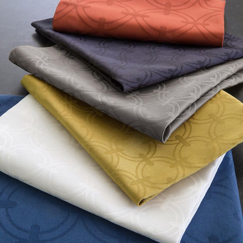 Set americano Anneaux Blanc 50x38 100% cotone, , hi-res image number 2