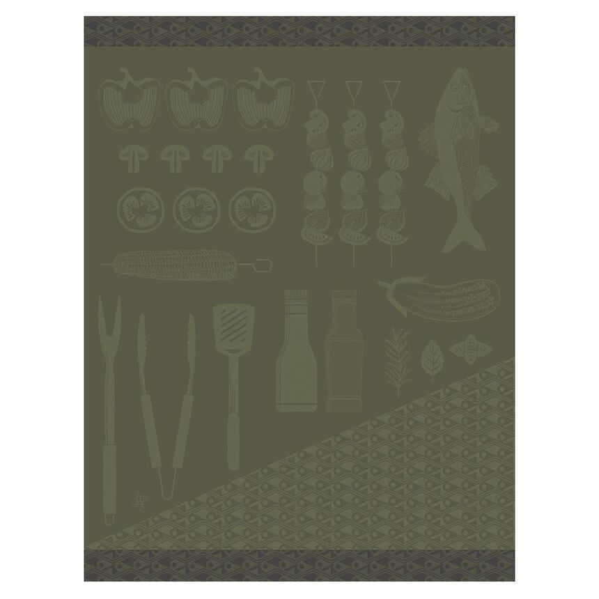 Strofinaccio Braise Romarin 60x80 100% cotone, , hi-res image number 0