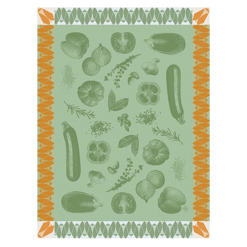 Strofinaccio Ratatouille Courgette 60x80 100% cotone, , hi-res image number 0