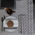 Tovagliolo Empreintes Pois Charbon 50x50 100% cotone, , hi-res image number 0