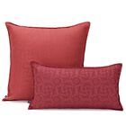 Fodera cuscino Ottomane Fresque Burgundy 50x50 100% lino, , hi-res image number 2