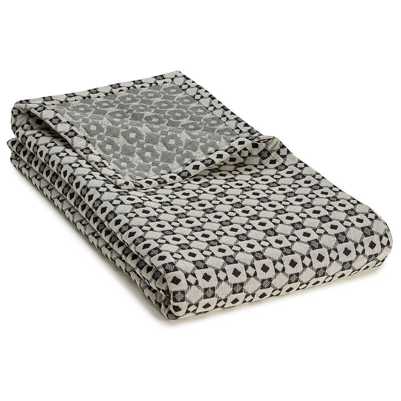 Plaid Obsession Noir 150x190 98% Cottone / 2% Poliammide, , hi-res image number 0