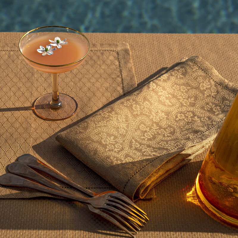 Tovagliolo Portofino Fiori Terra 58x58 100% lino, , hi-res image number 0