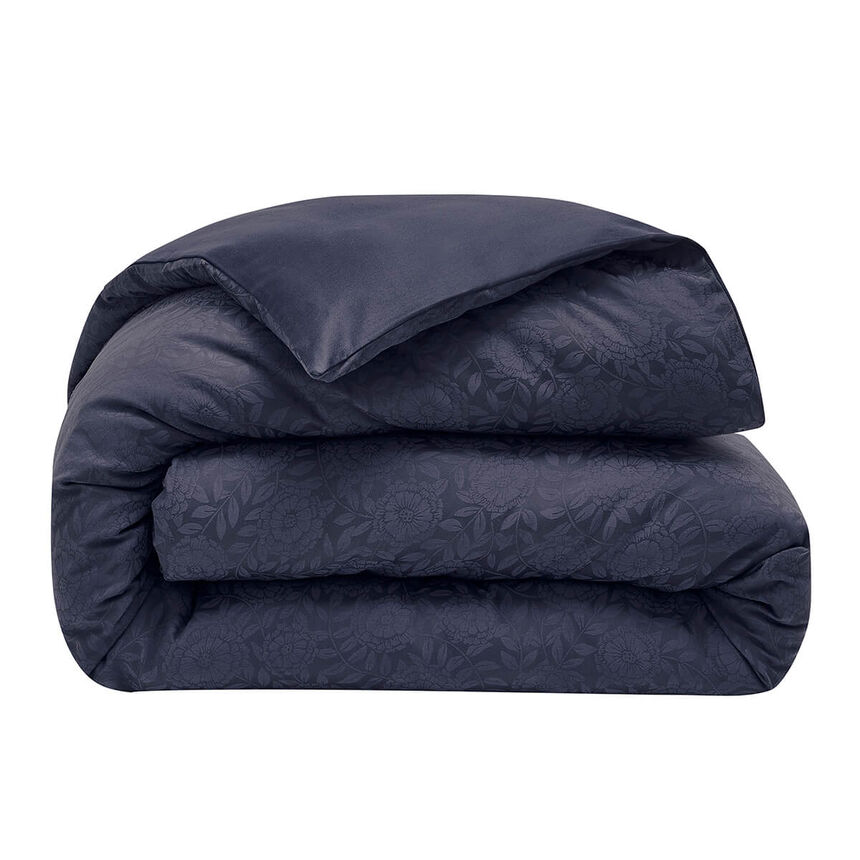 Copripiumini Flora Encre 135X200 100% cotone, , hi-res image number 1