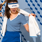 Kit di asciugamani Game Sport blu  in cotone biologico, , hi-res image number 0