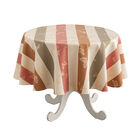 Tovaglia Bal des papillons P&ecirc;che &Oslash;175 100% cotone, , hi-res image number 1