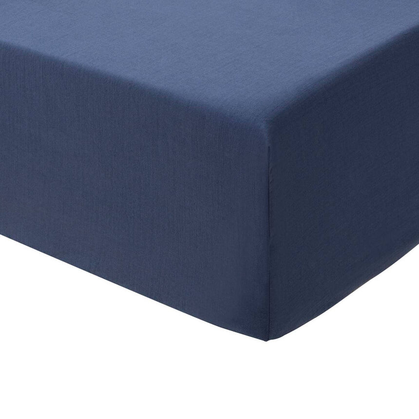 Lenzuola a pieghe Eclat Myrtille 100X200X35 100% cotone, , hi-res image number 2