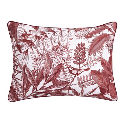 Federa decorativa Feuilles en scène  Cotone