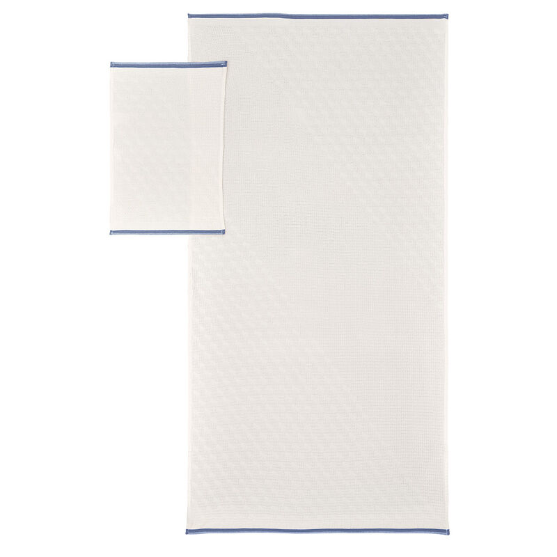 Kit di asciugamani Game Sport blu in cotone biologico, , hi-res image number 2
