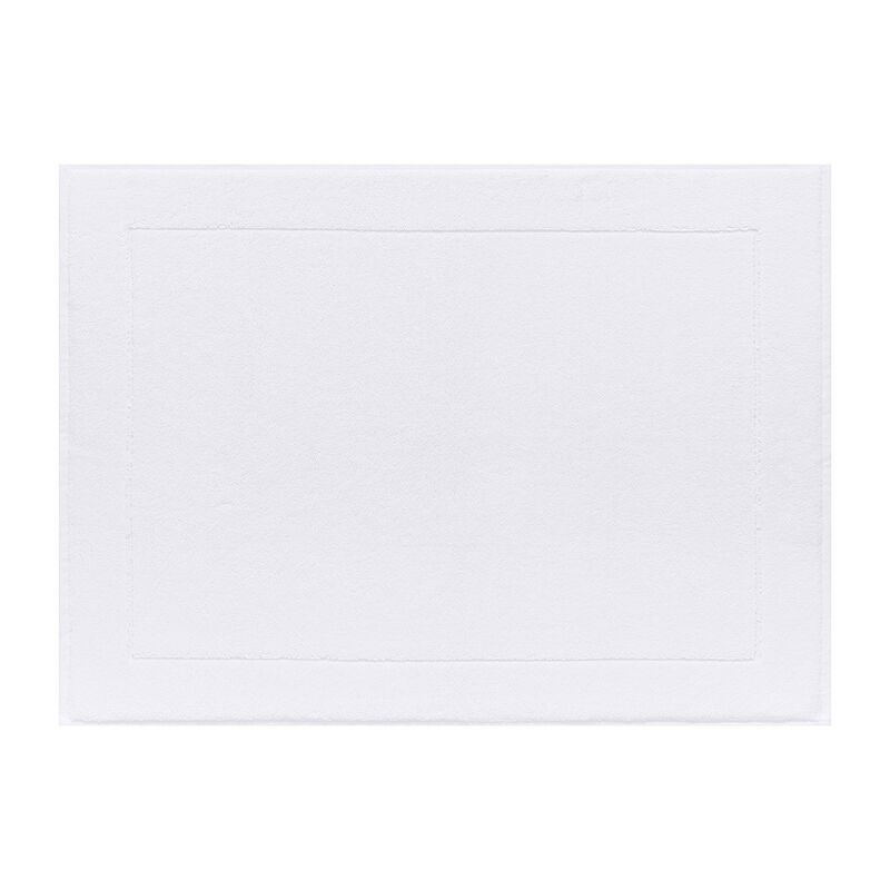 Tappeto bagno Caresse Blanc 60x80 100% cotone, , hi-res image number 0