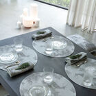 Set americano Souveraine  Argent Ø38 100% lino, , hi-res image number 0