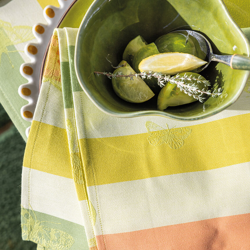 Tovagliolo Bal des papillons Citrus 50x50 100% cotone, , hi-res image number 5