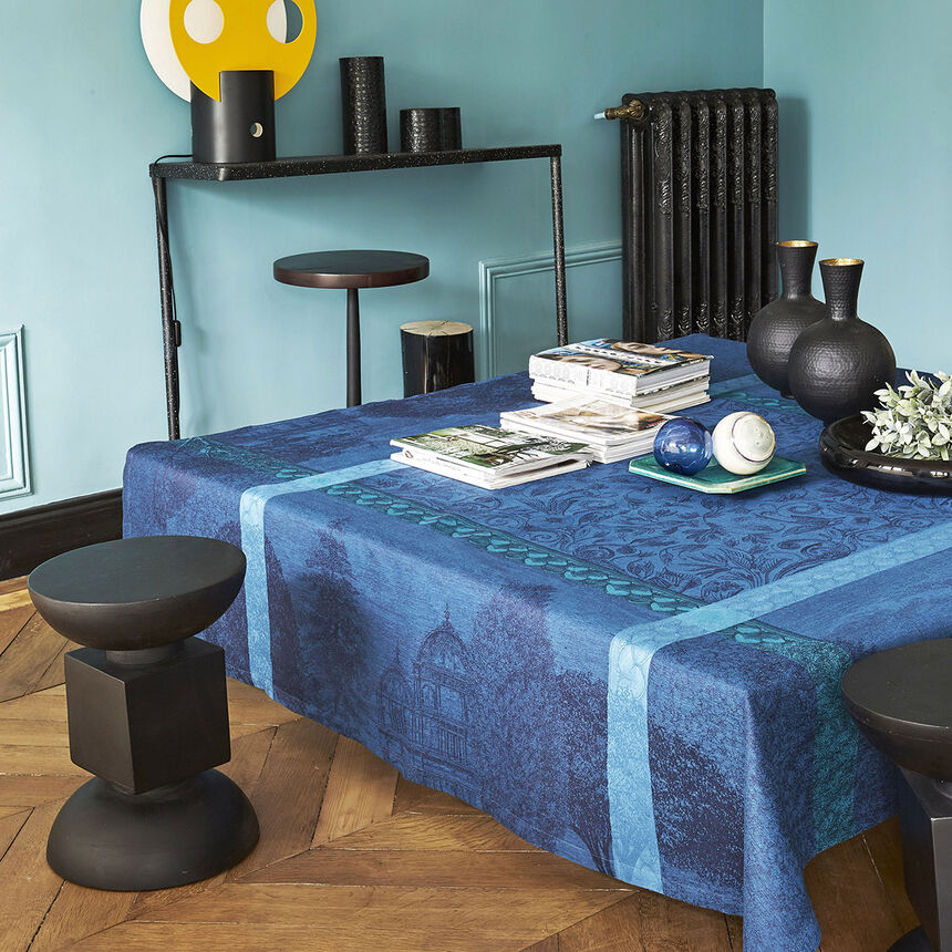 Tovaglia Symphonie Baroque Crepuscule 175x175 100% lino, , hi-res image number 0