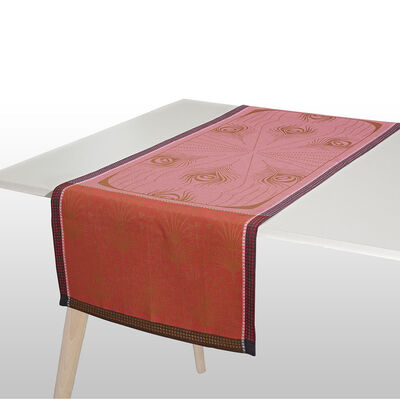 Striscia da tavola Cabaret Flamingo 50x150 100% lino