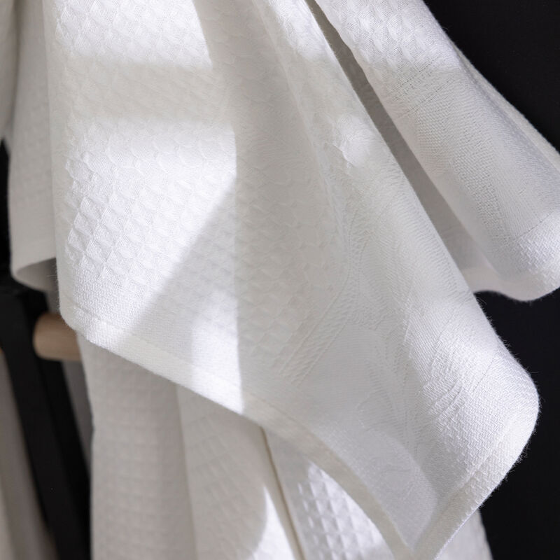 Asciugamano Pois de senteur Blanc 50x100 100% cotone, , hi-res image number 3